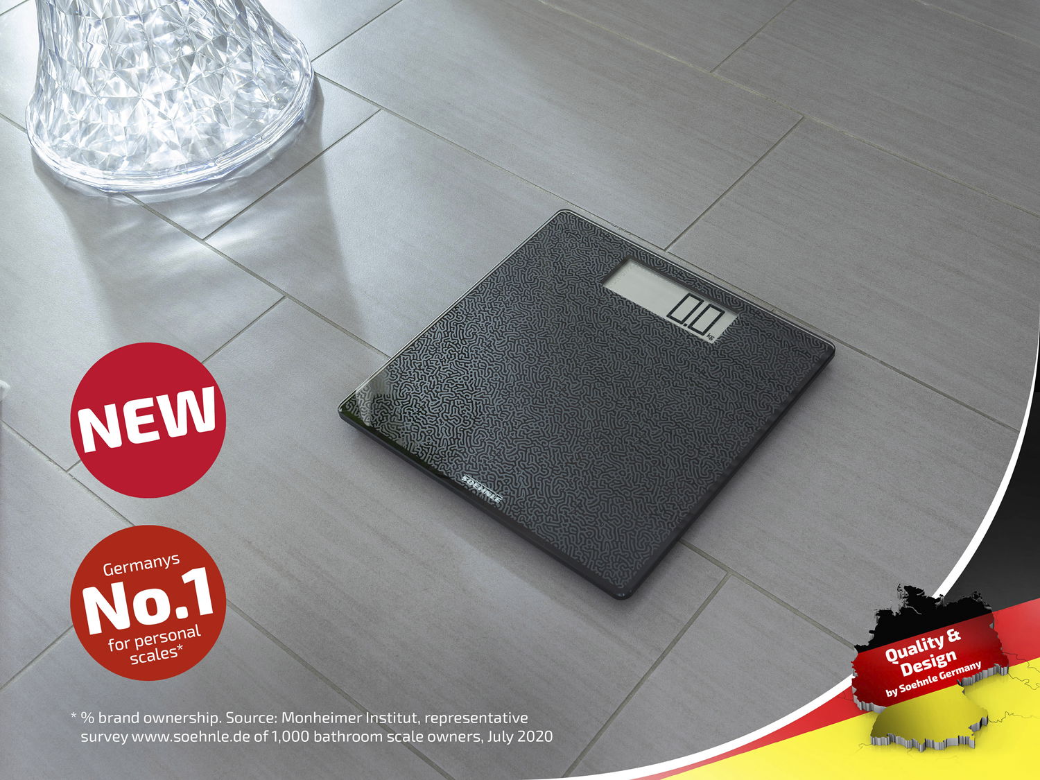 Soehnle - Personvægt Style Sense Comfort Coral Sort