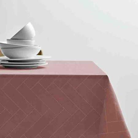 Södahl Tiles Damask Dug 140 x 370 cm Old Rose