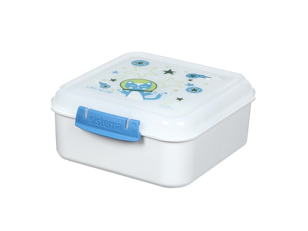 Sistema - Bento Cube 1,25L, Lunch Kids White