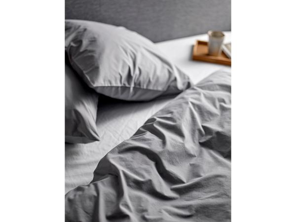 Södahl organic Whisper Sengetøj 140 x 200 cm Stone Grey