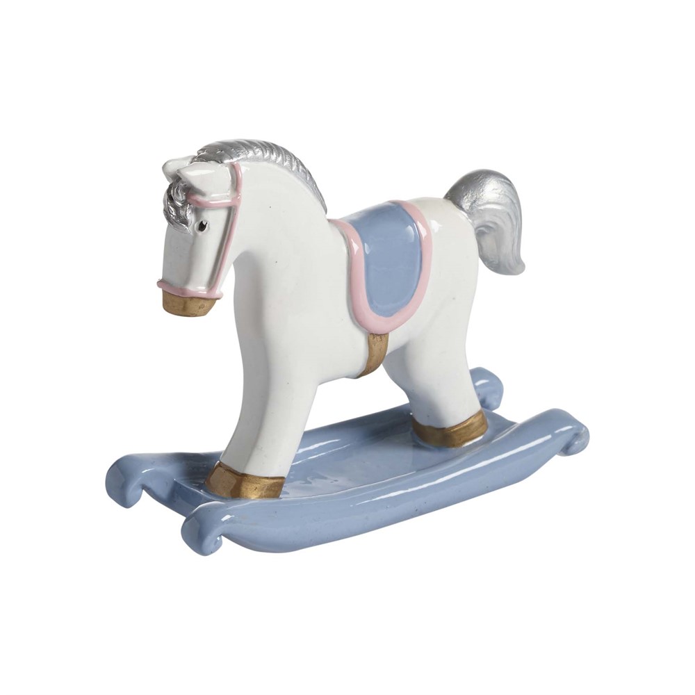 Nääsgränsgården - Rocking horse, pastel H.8,5cm