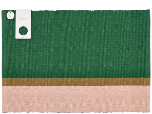 Södahl organic Impression Dækkeserviet 33 x 48 cm Green