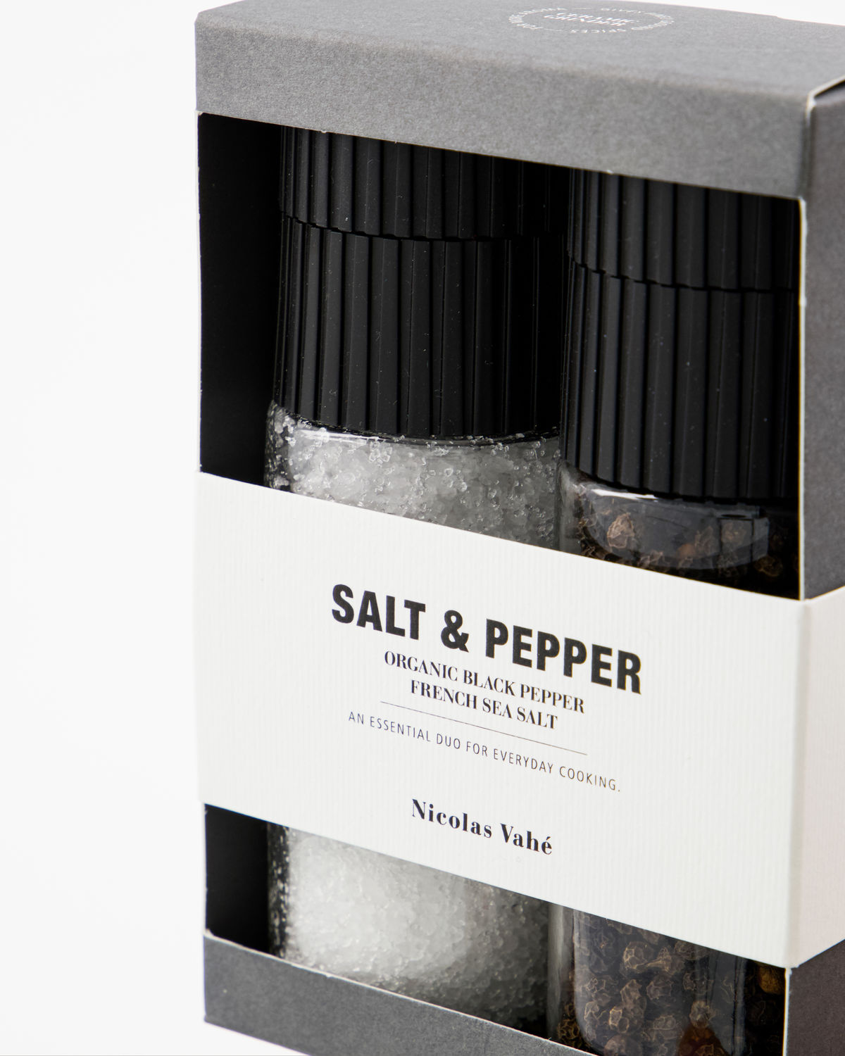 Gaveæske, Nicolas Vahé Salt & Organic Pepper