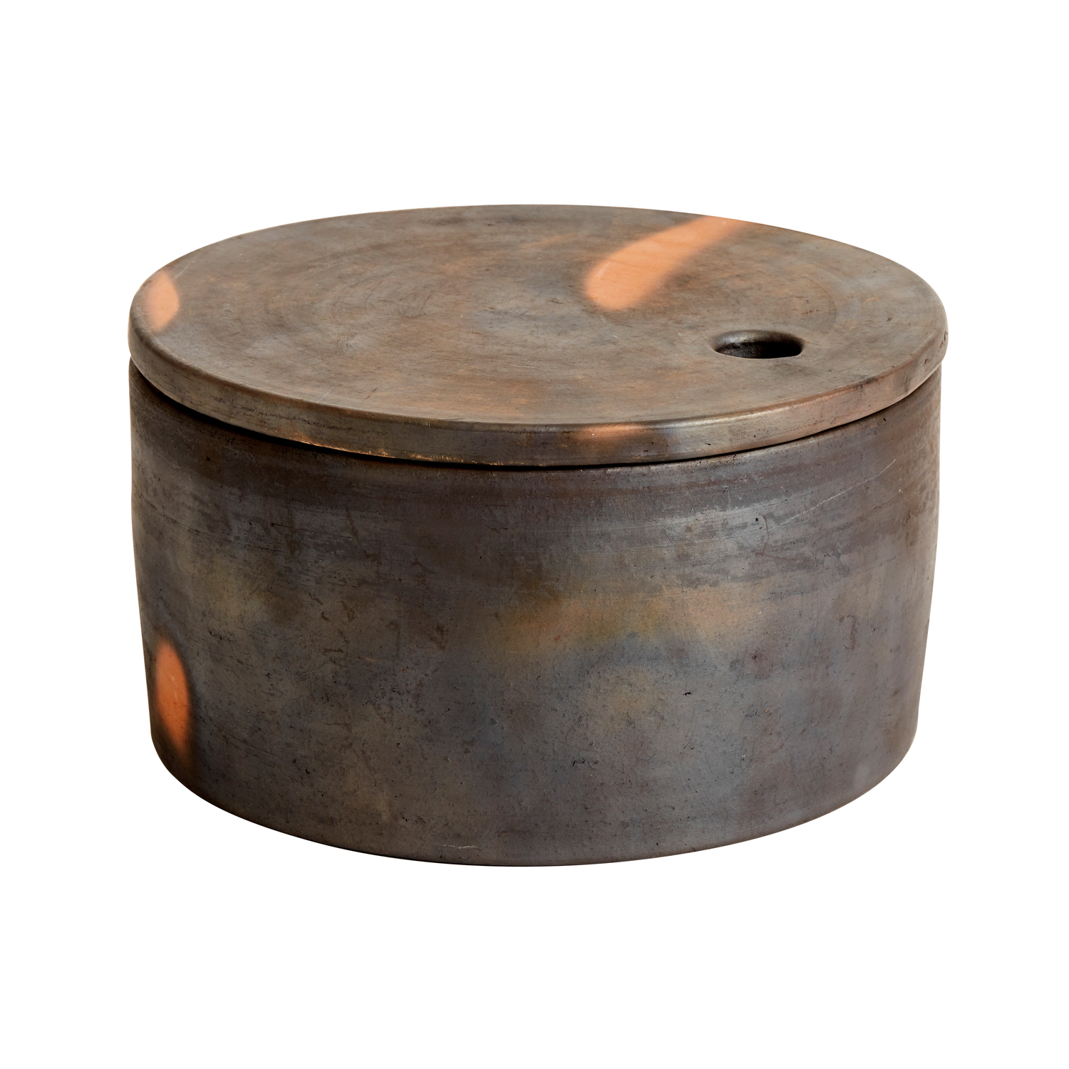 Hazel terrakotta serveringsskål med låg - 23 cm