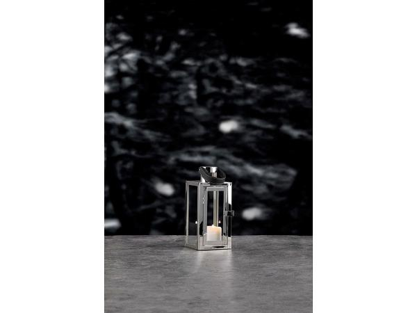 Villa Collection Lanterne 10 x 10 x 23 cm Sølv* Villa Collection Lanterne 10 x 10 x 23 cm Sølv*