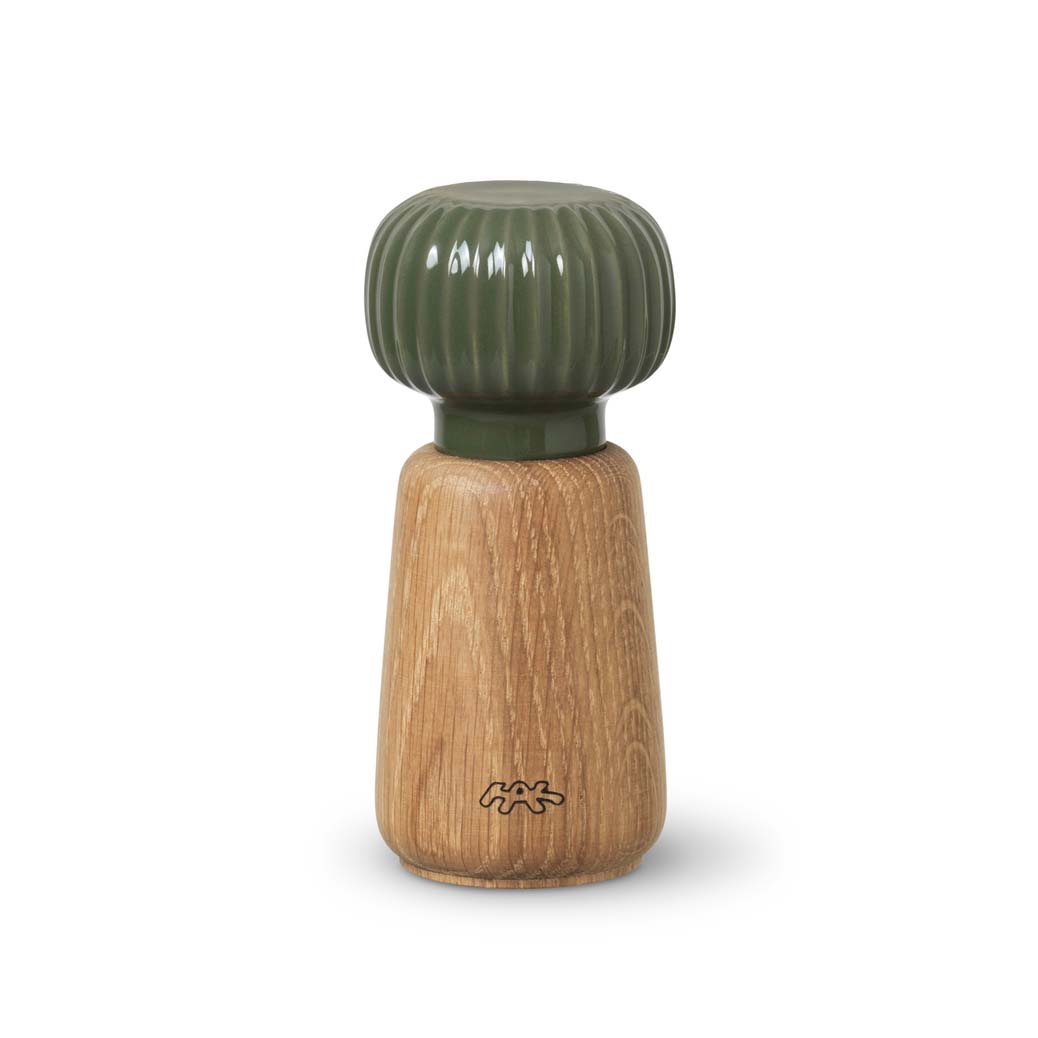 Kähler - Hammershøi Kværn, H 14,5 cm, mørk grøn billede
