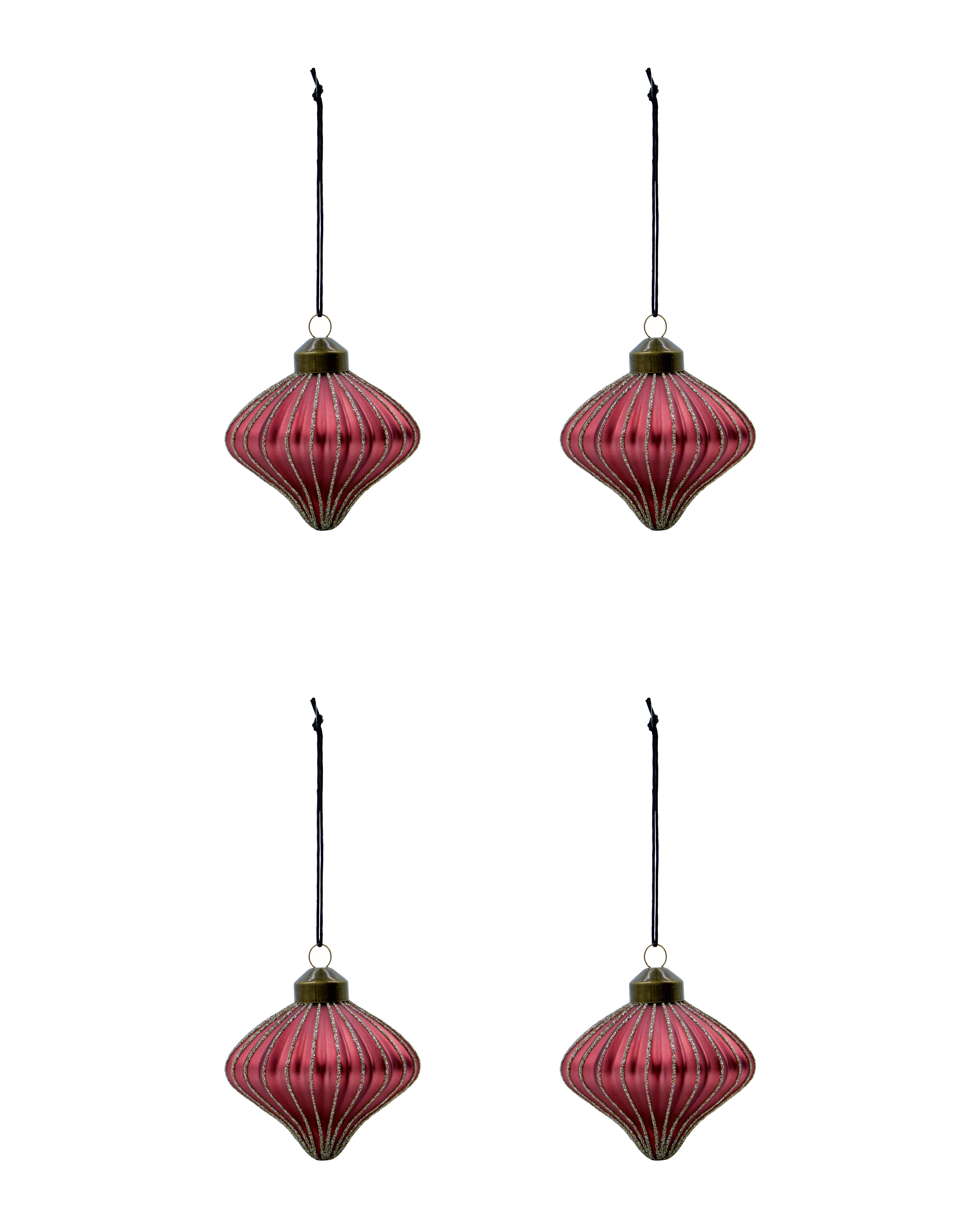 House Doctor - Julepynt, Spin, Støvet rød