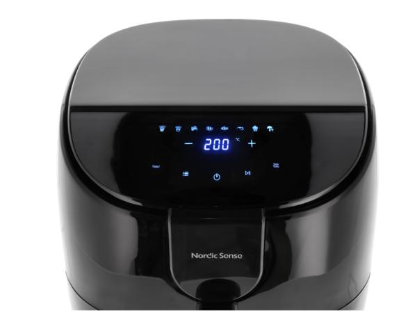 Nordic Sense Airfryer 3,5 liter 1500 watt Sort