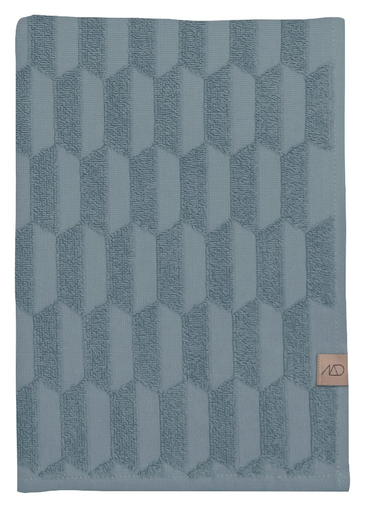 GEO Badehåndklæde, 70 x 133 cm, stone blue