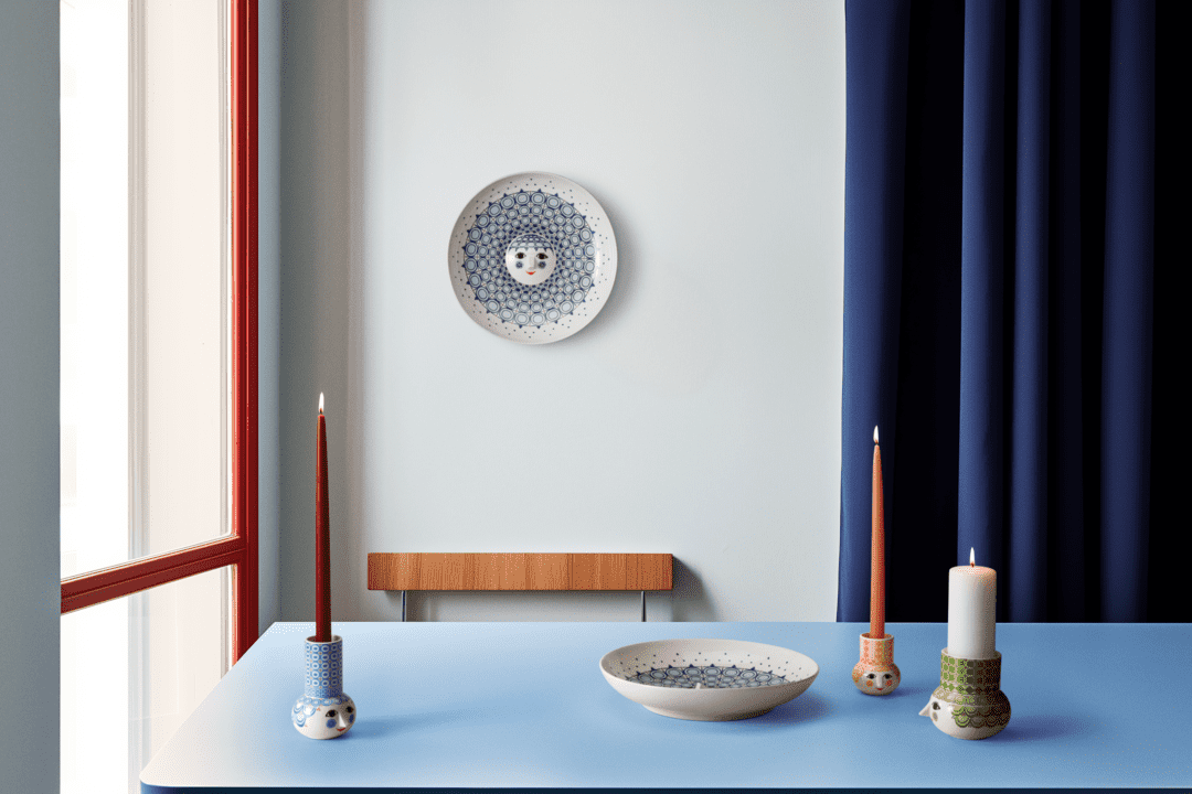 Wiinblad Olga Bloklysestage H12 grøn Wiinblad Olga Bloklysestage H12 grøn