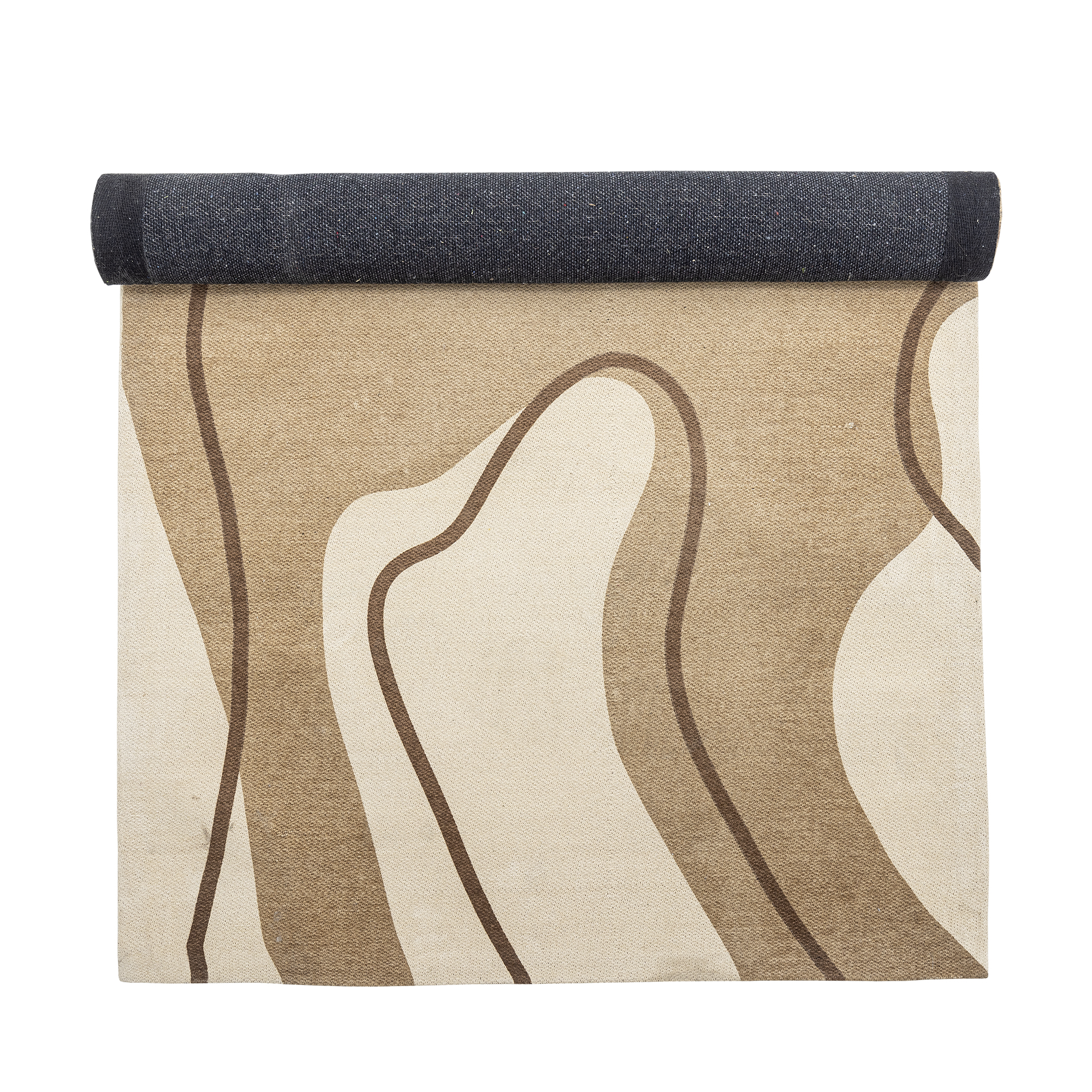 Bloomingville - Volano Tæppe, Natur, Bomuld, L150xW90 cm