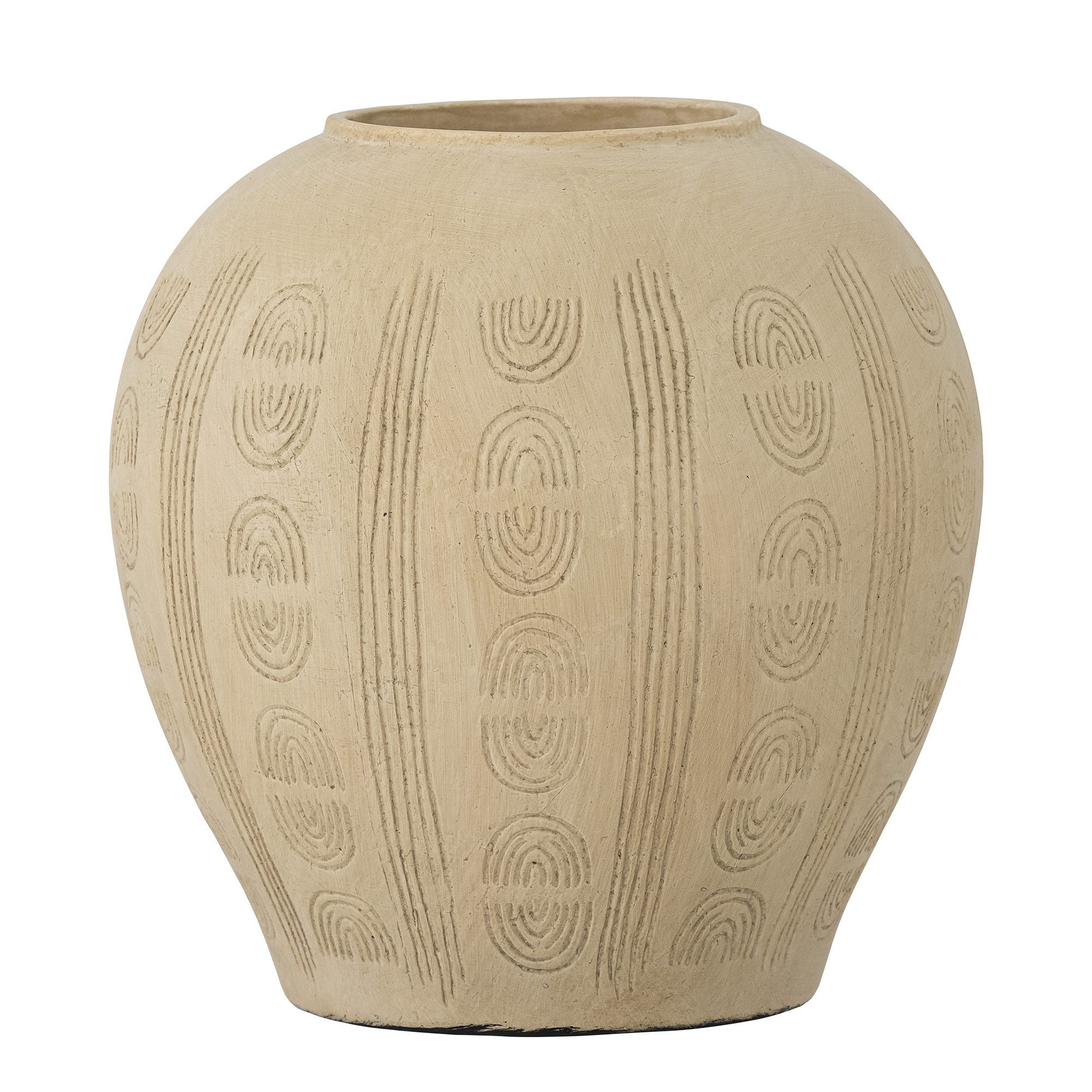 Deko vase Bloomingville Taym terrakotta natur Ø20 cm