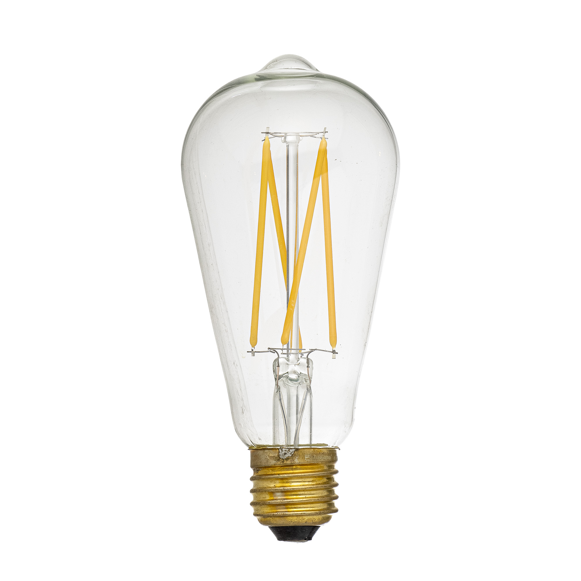Bloomingville - Edison LED pære, Klar, Glas, D6,4xH14,2 cm billede