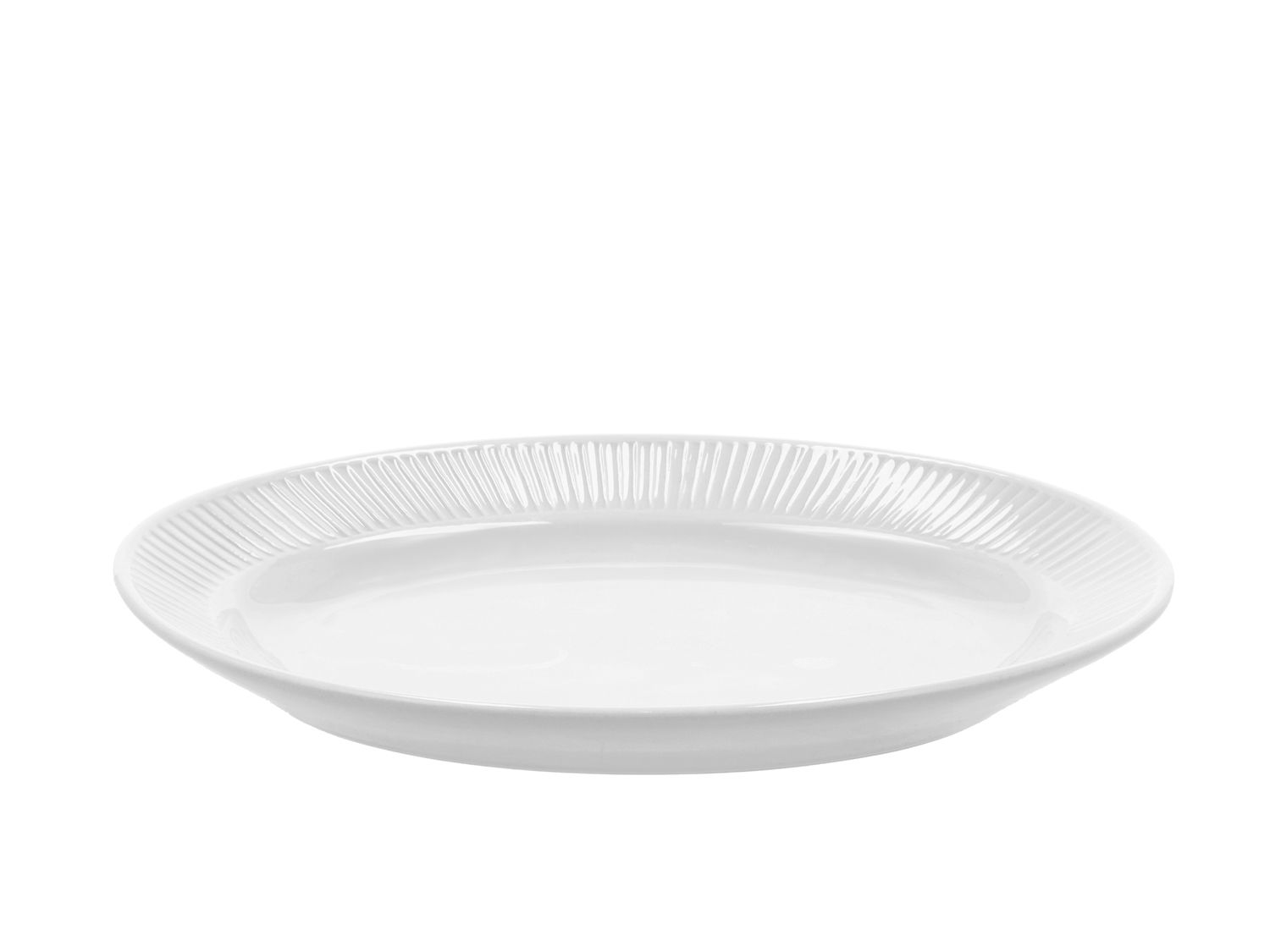 Pillivuyt - Serveringsfad Plissé 28 x 19 cm Hvid