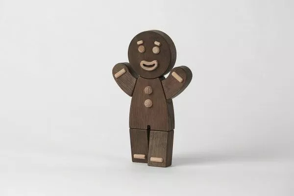Gingerbread Man, Røget eg, small Gingerbread Man, Røget eg, small