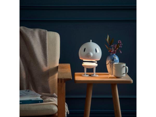 Hoptimist LED lampe Hoptimist 15 x 15 x 23 cm XL Hvid Hoptimist LED lampe Hoptimist 15 x 15 x 23 cm XL Hvid