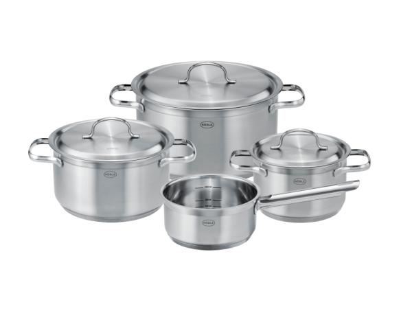 Rösle - PureElements Grydesæt med låg 7 dele Stål