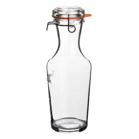 Luigi Bormioli Lock Eat Karaffel med patentlåg Dia 10,2 x 27,7 cm 1 liter Klar Luigi Bormioli Lock Eat Karaffel med patentlåg Dia 10,2 x 27,7 cm 1 liter Klar