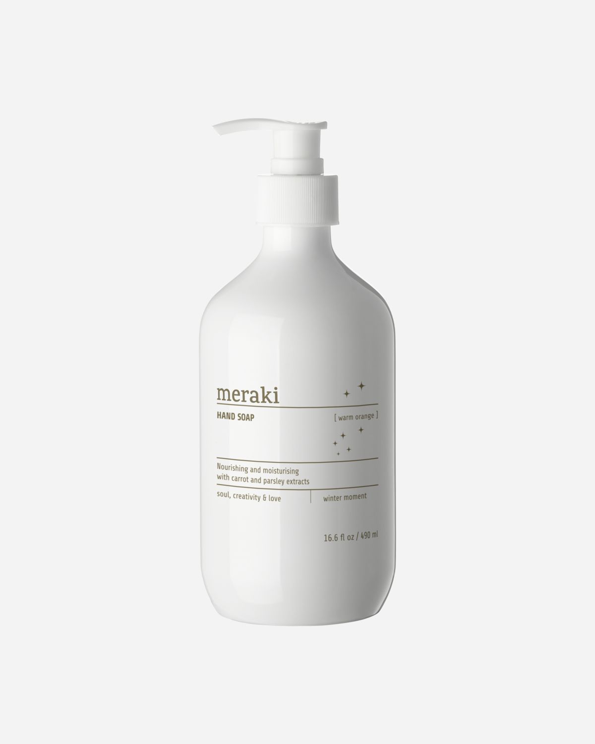 Meraki - Hand soap, Warm Orange, Winter Moment