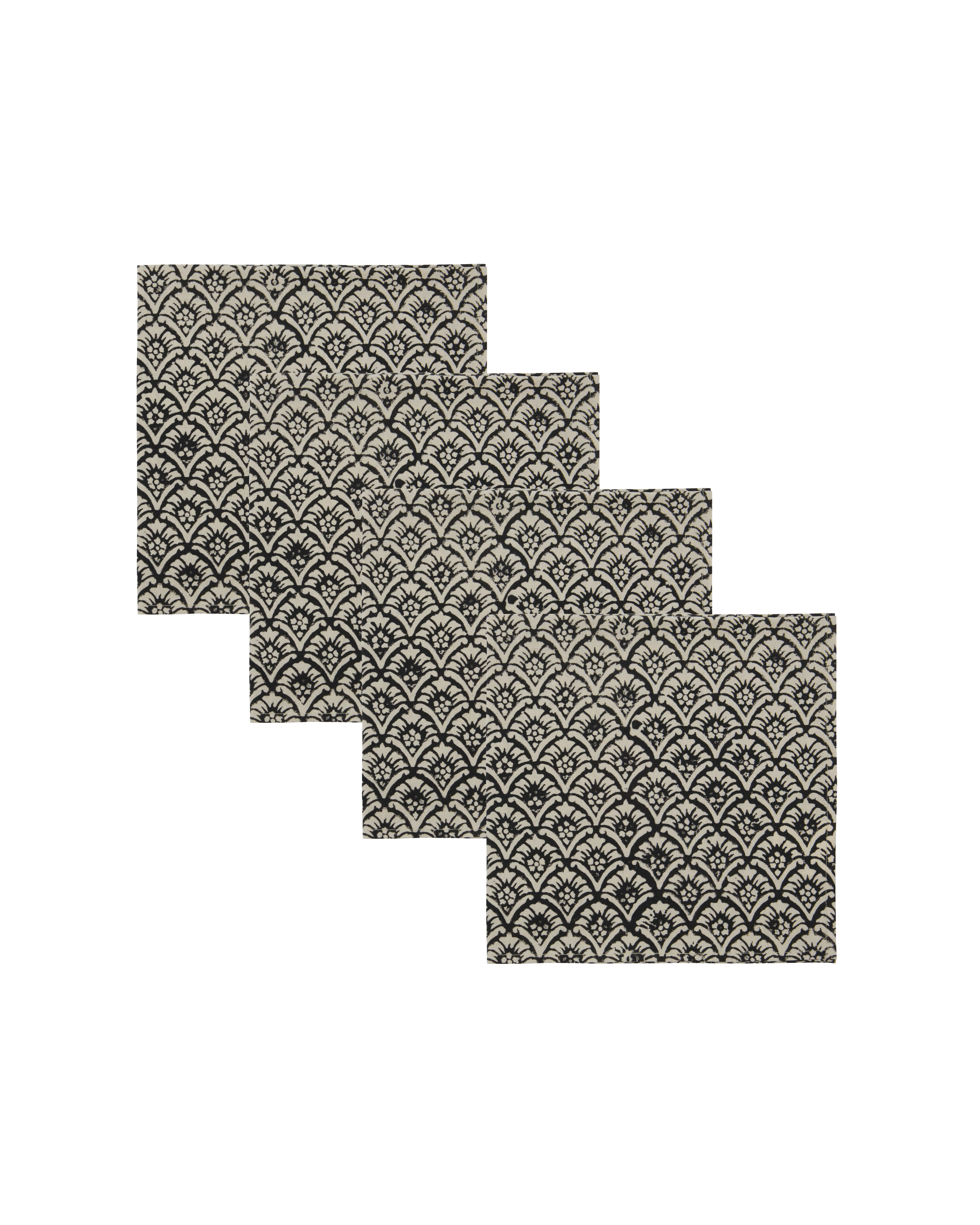 House Doctor - Servietter, Join, Sort, Råhvid billede