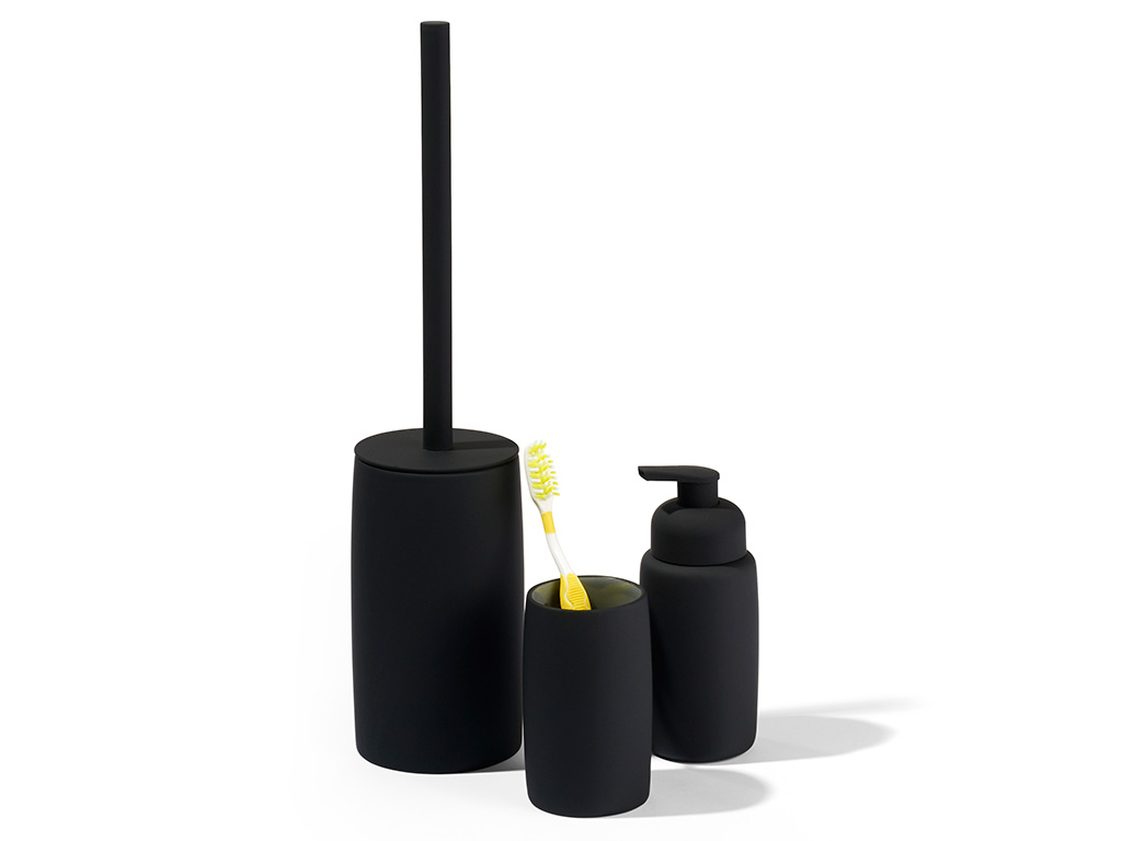 Södahl Mono Toiletbørste, sort rubber coat*