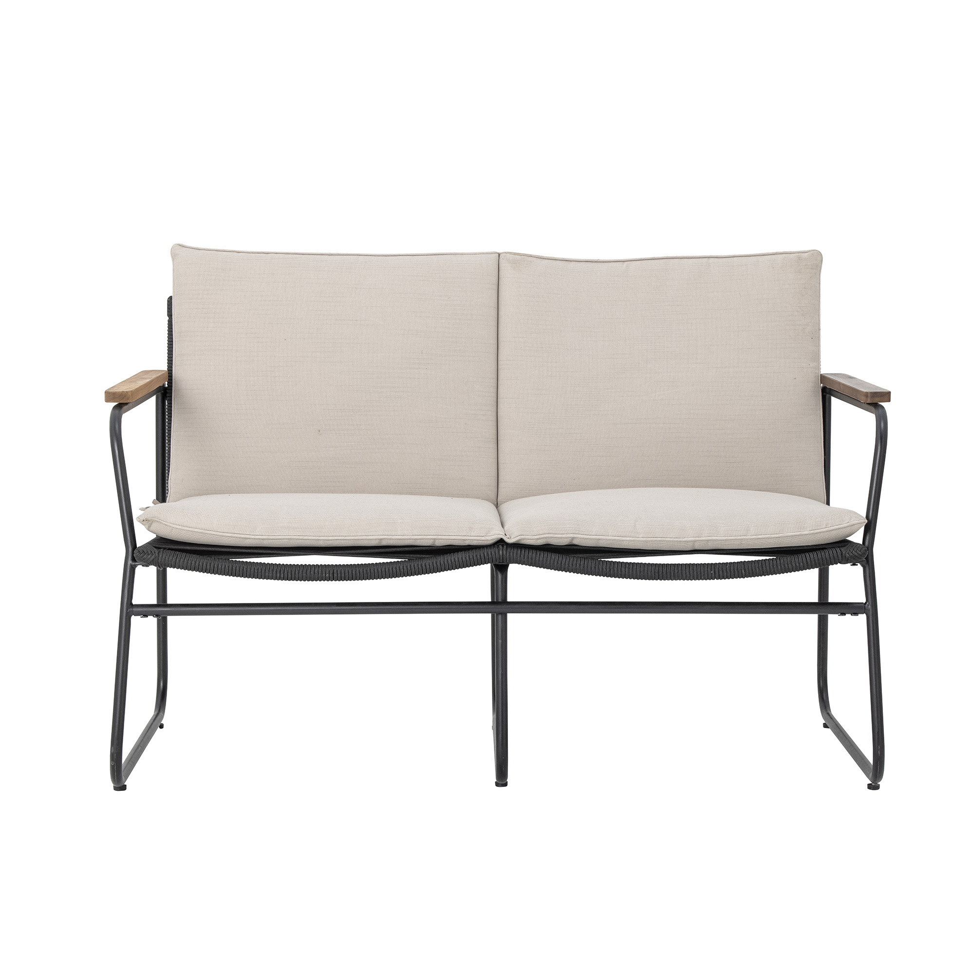 Bloomingville - Hampton Sofa, Sort, Metal, L125xH76xW68 cm