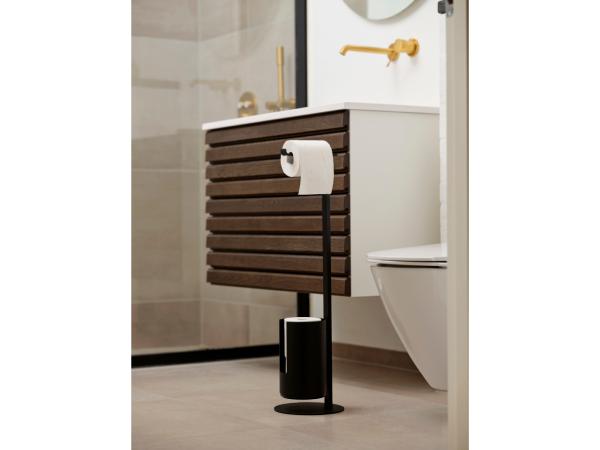 Fritstående toiletrulleholder Rim Black