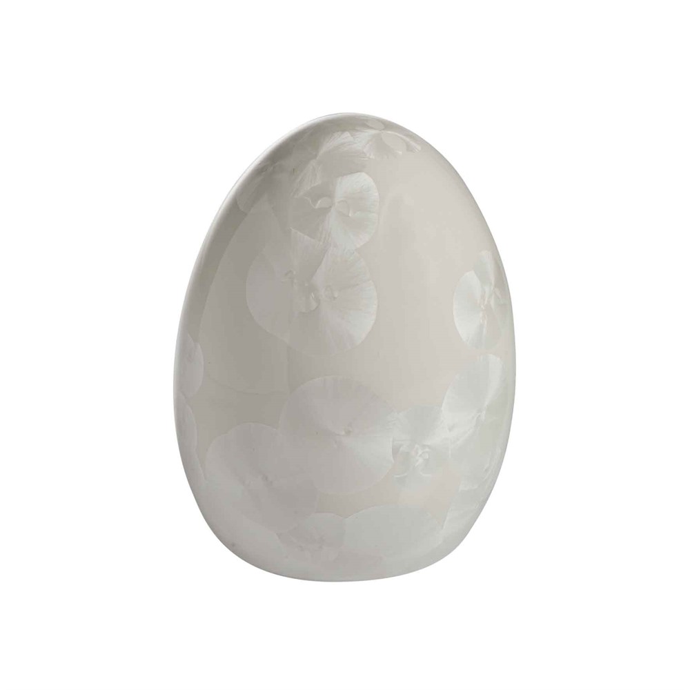 Nääsgränsgården - Porcelain egg, white H.11,5cm/ø8,2cm