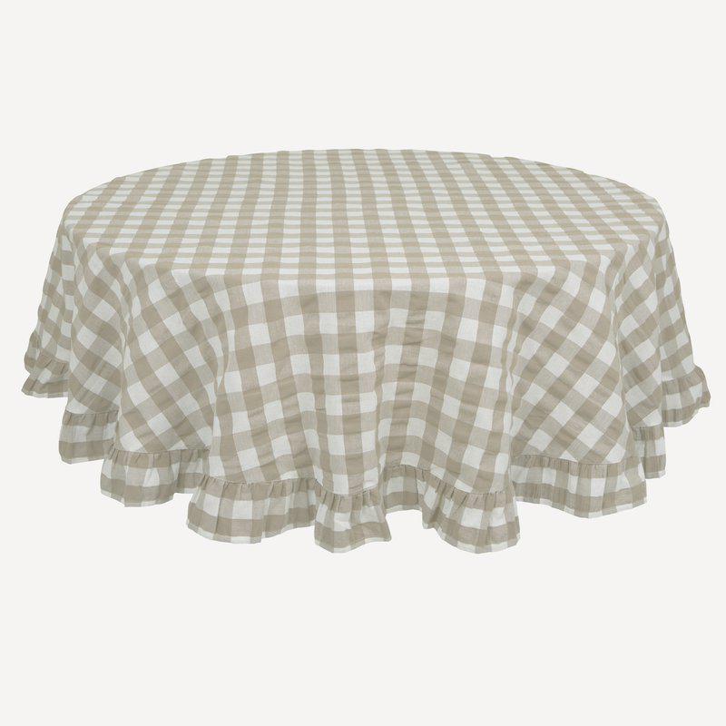 Fondaco - Lisa Dug Ø150 cm, hørfarvet