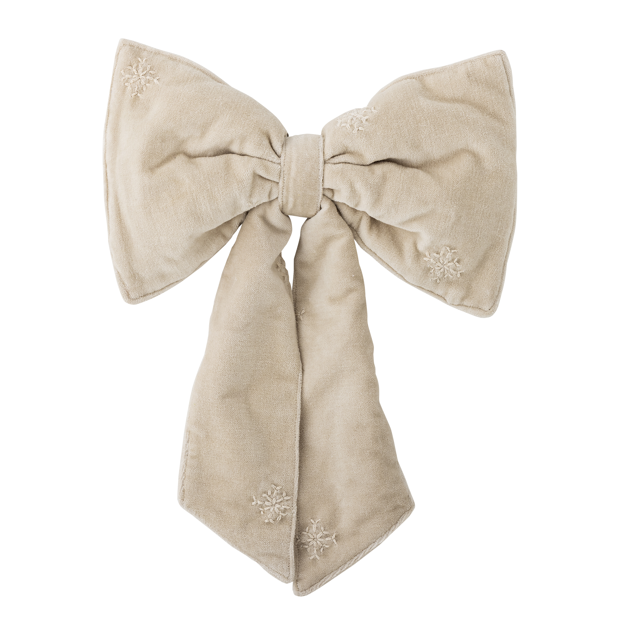 Bloomingville - Ruby Dekorations Sløjfe, Natur, Bomuld, L30xW40 cm