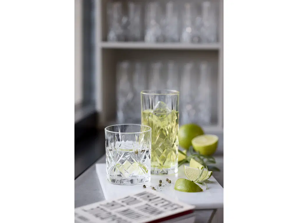 Lyngby Glas Whisky/Highball glas Melodia 8 dele