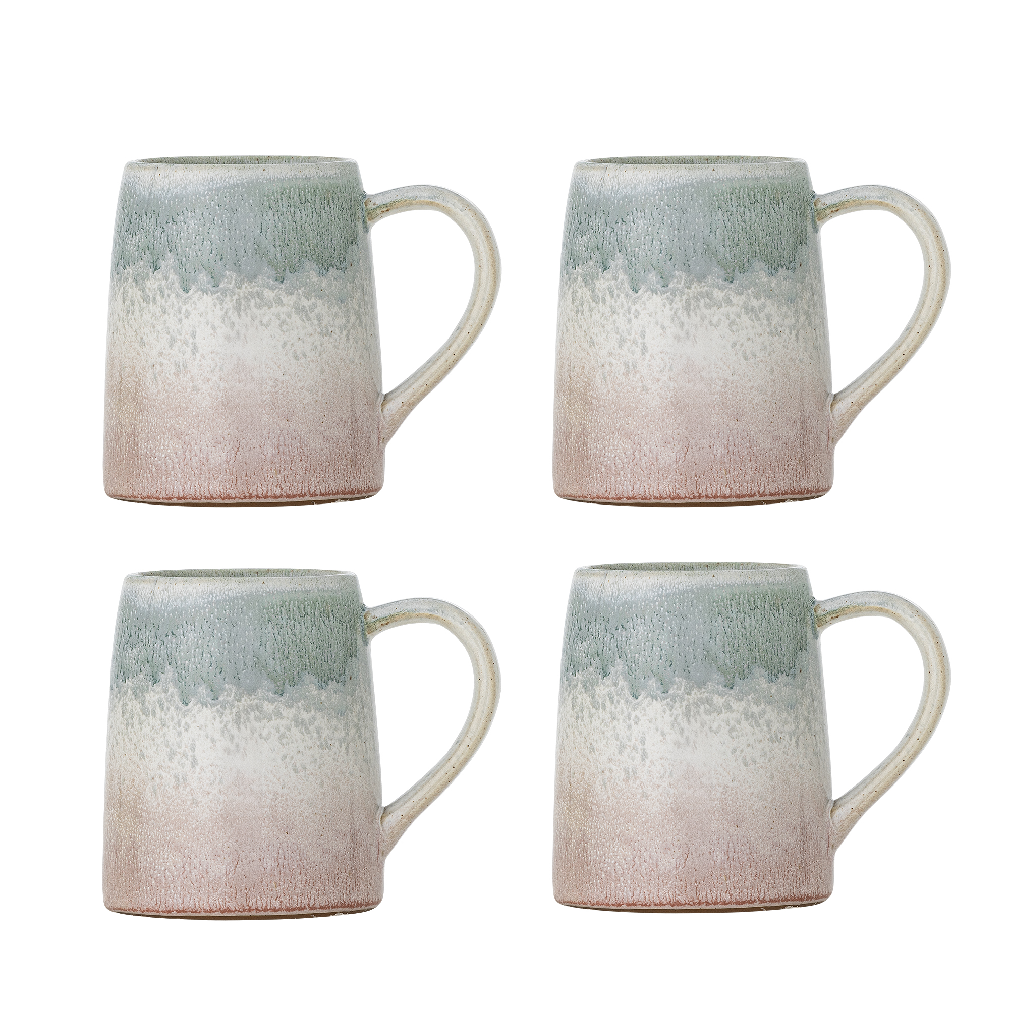 Bloomingville - Winnie Krus, Multifarvet, Stentøj, D9xH10 cm, Set of 4