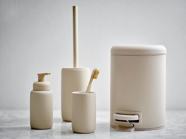 Södahl Mono Pedalspand Dia 17 x 25 cm 3 liter Beige
