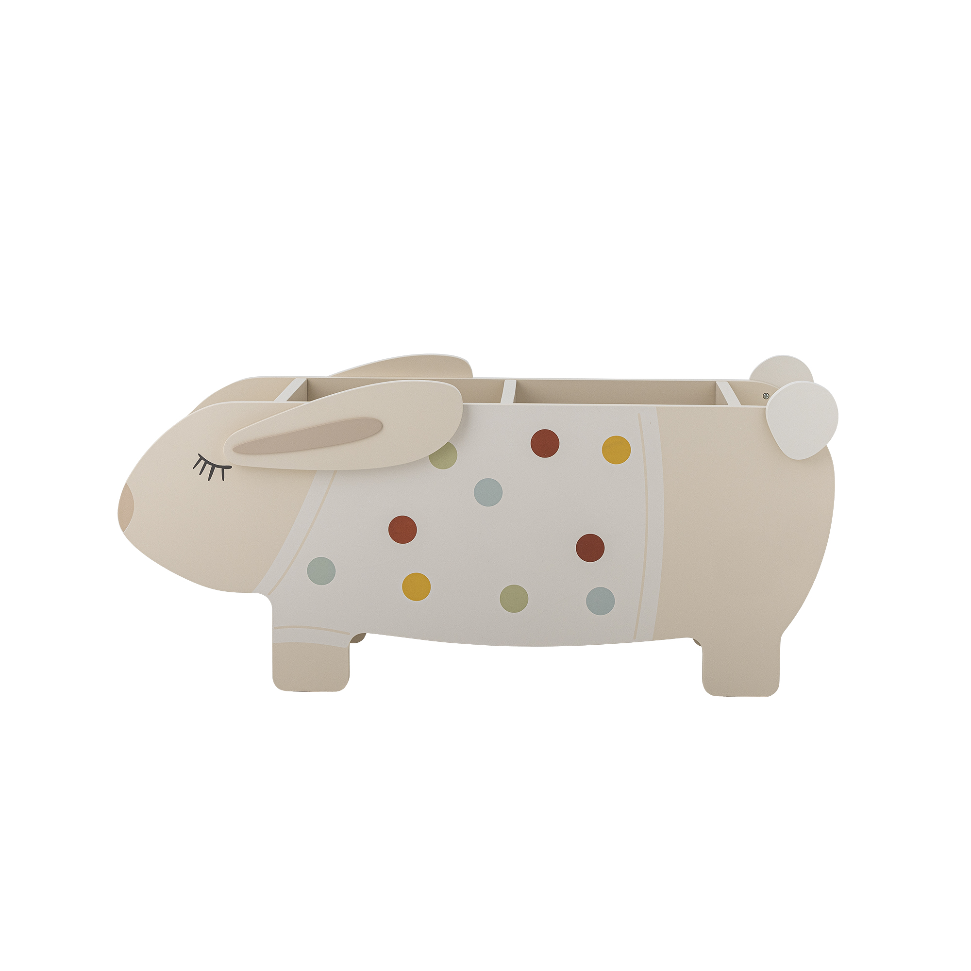 Bloomingville - Villja Bogkasse, Hvid, FSC®100%, MDF, L87xH38xW32 cm