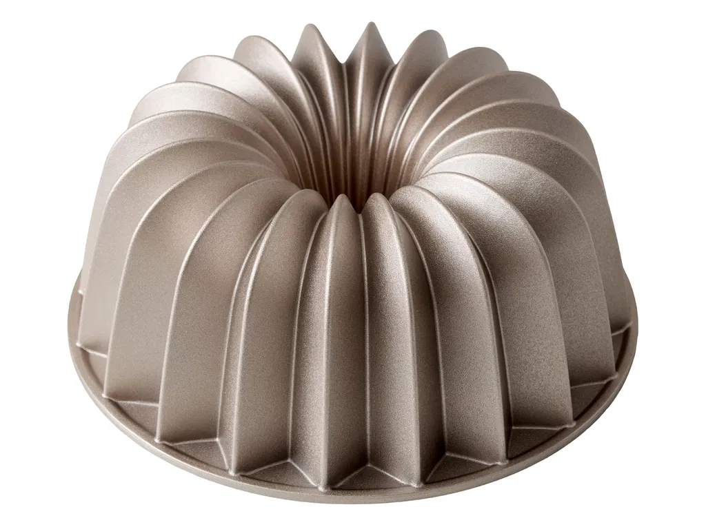 Blomsterberg - s Bundt-kageform Slice Dia 24 x 10 cm Rose gold billede
