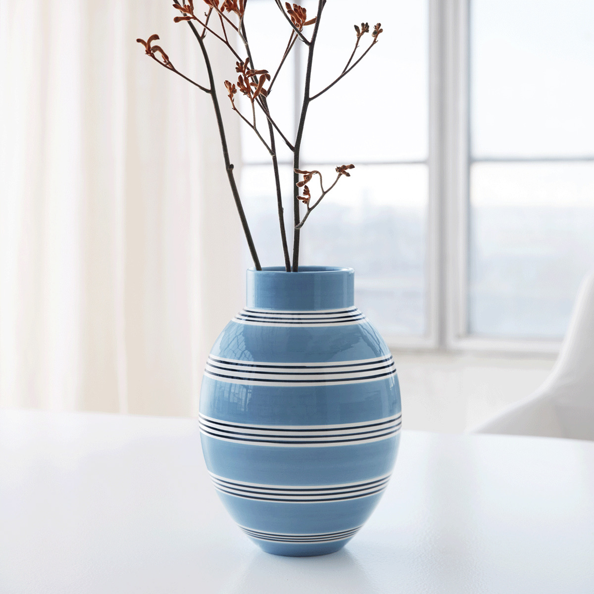 Omaggio Nuovo Vase 30 cm, blå
