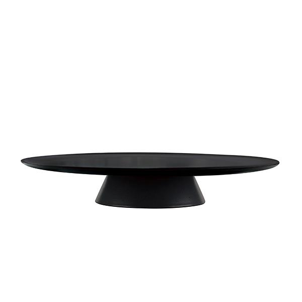 Aida - Raw Titanium Black - kageopsats på fod 34 cm