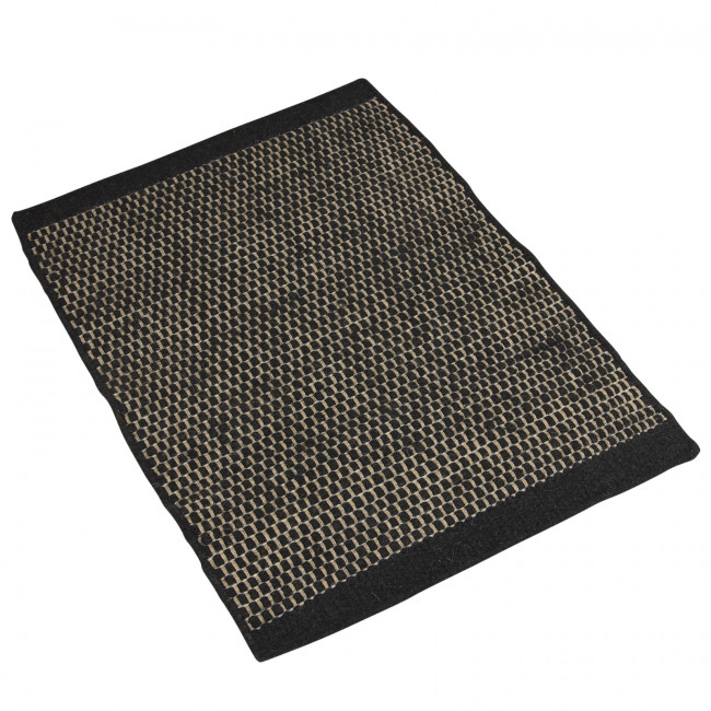 Svante tæppe, 80 x 250 cm, sort