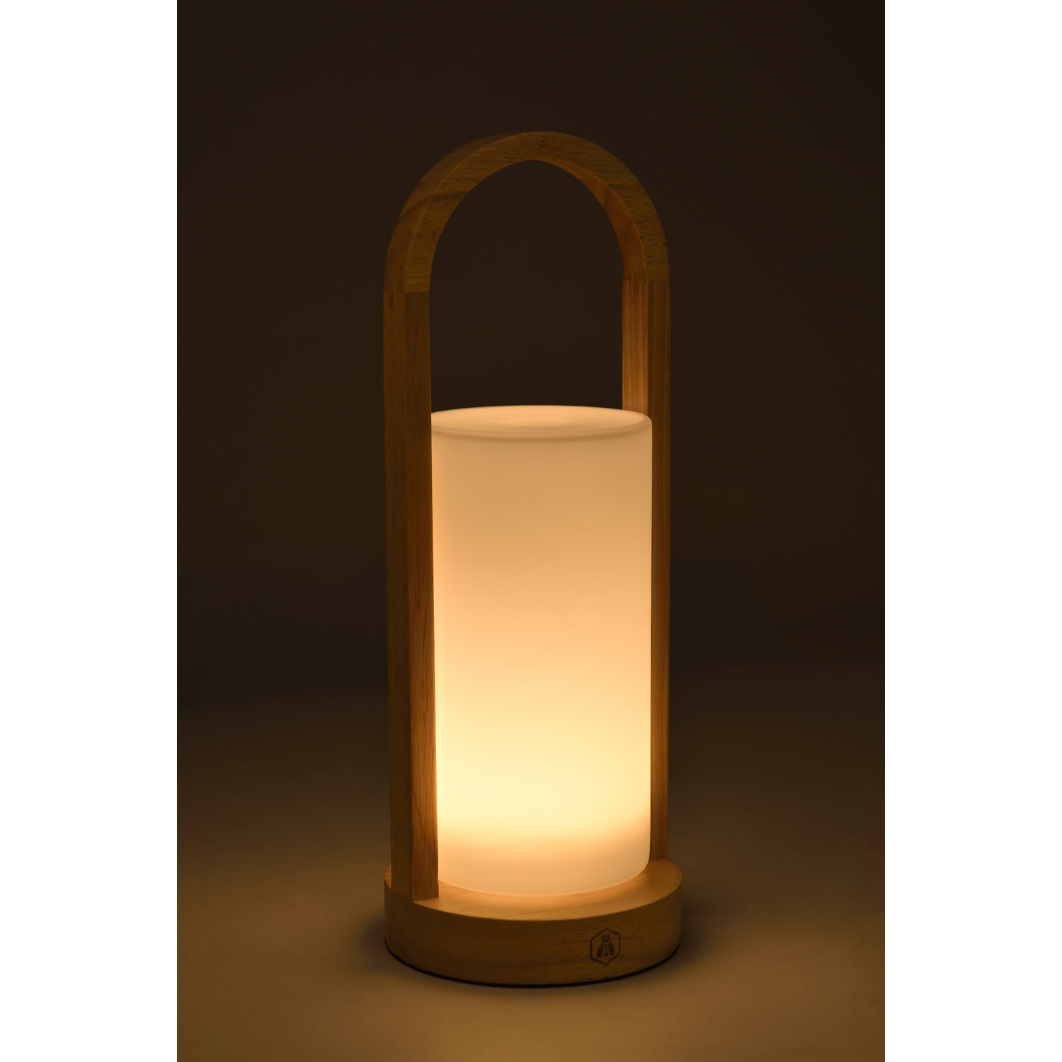 Laguiole Lanterne Træ & Glas 3 farver LED USB lys