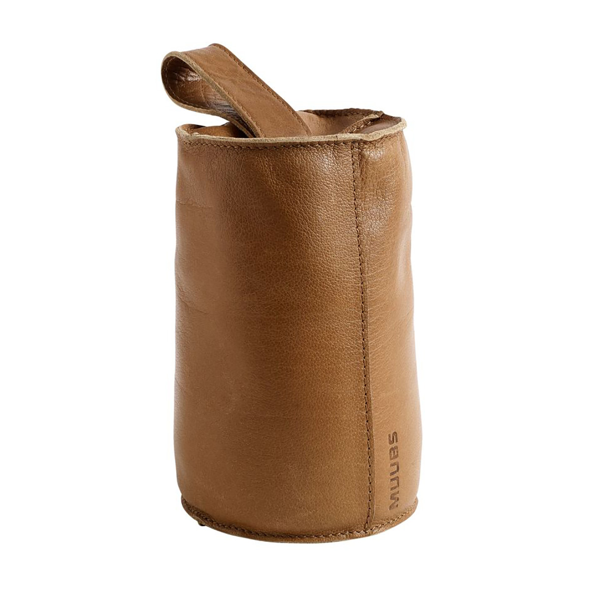 Muubs - Dør Stopper Camou 3 kg. - Camel, Bøffel læder - Ø12xH20 cm billede