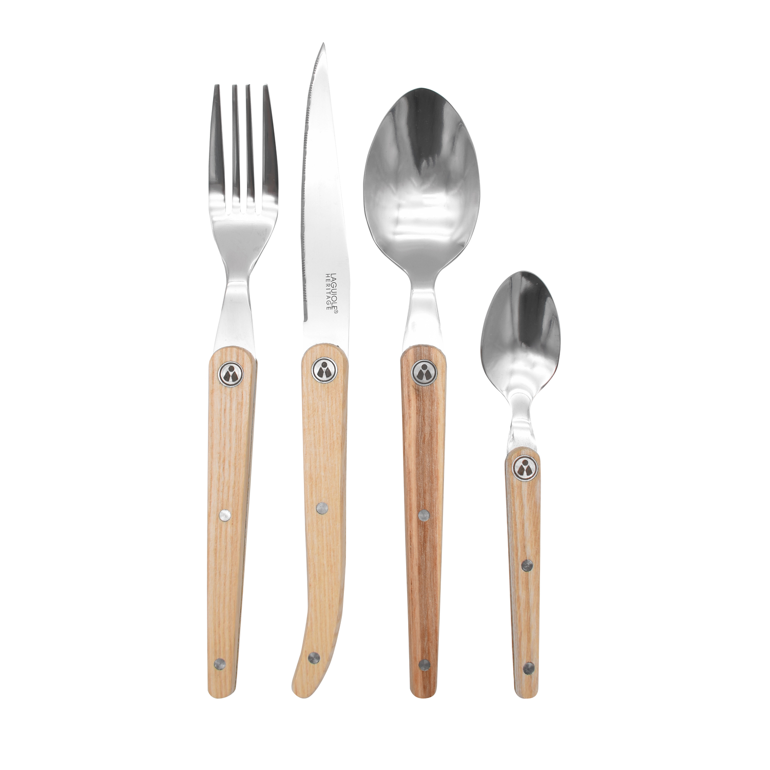Laguiole - Heritage Bestik, Asketræ, 16 dele billede