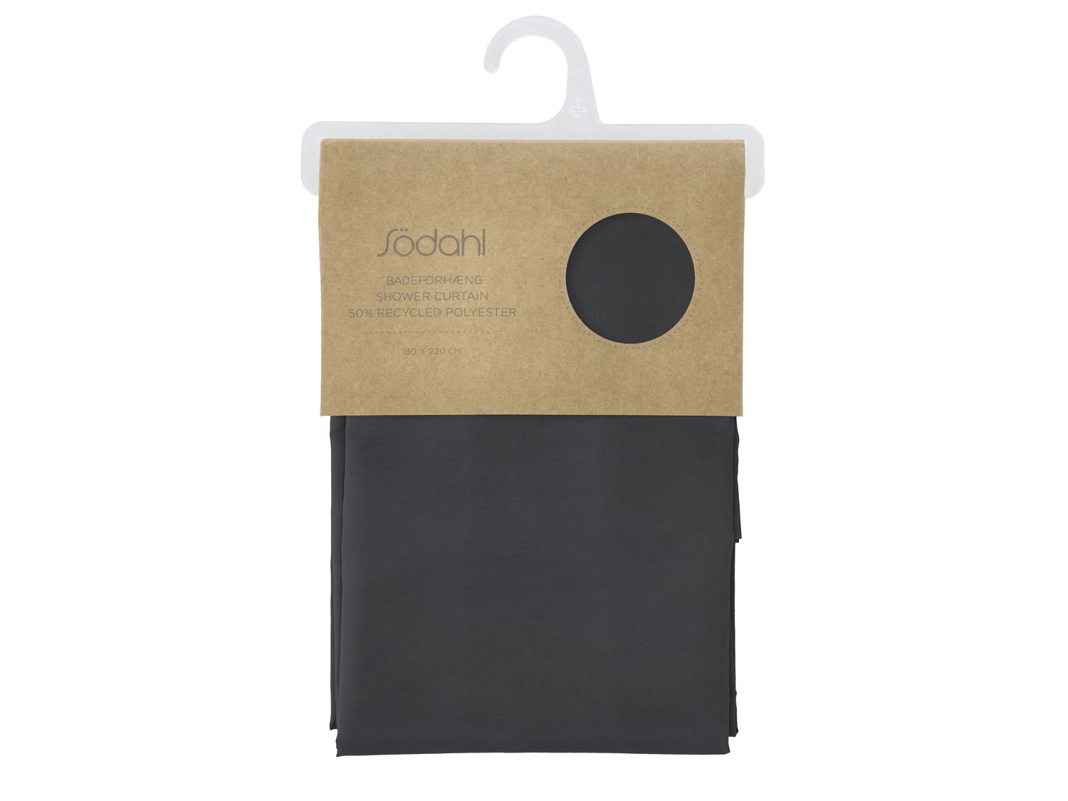 Badeforhæng 180x220 Comfort Ash 50%recy