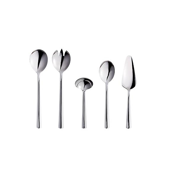 Raw 5 dele serveringssæt blank Raw 5 dele serveringssæt blank