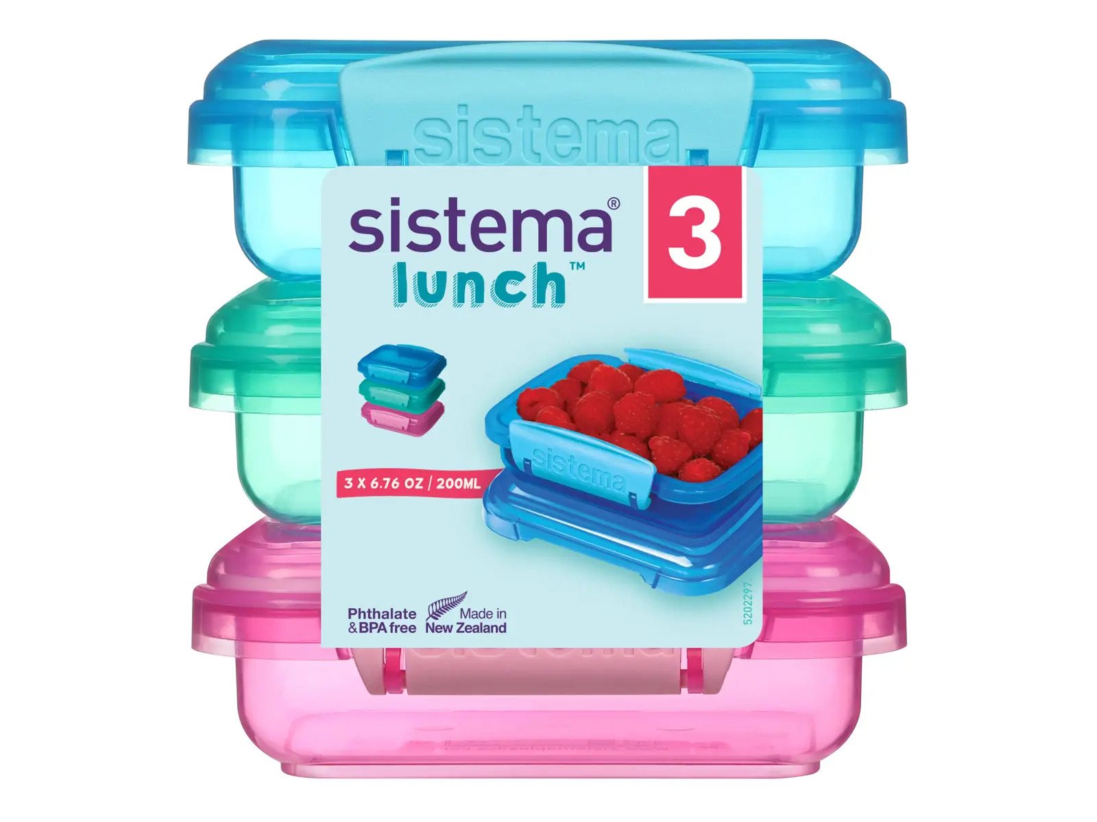 Sistema - Lunch Packs 3Pack 200ml