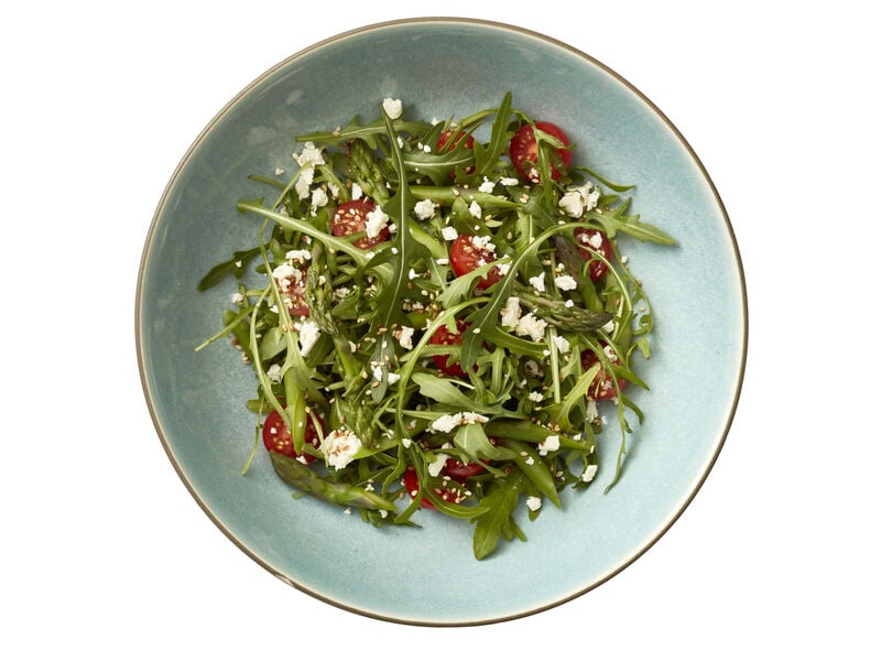Salatskål 24cm Grå/lyseblå BITZ
