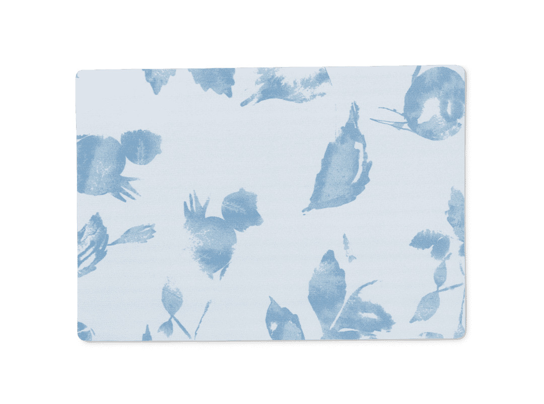 Hiprose Dækkeserviet 43x30 cm blå