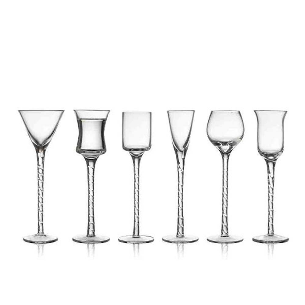 Lyngby Glas - Rom Snapseglas 18 cm 6 stk. Klar billede
