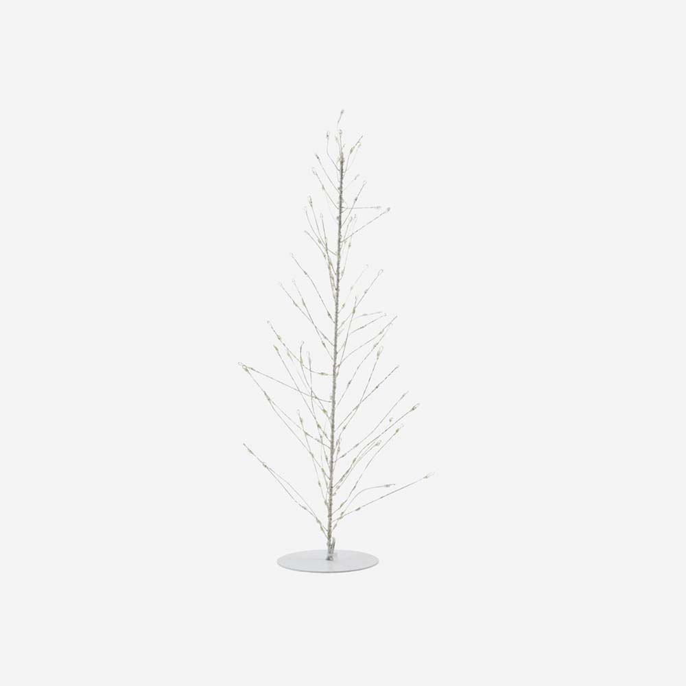 Juletræ i ståltråd, LED Glow, Hvid lille