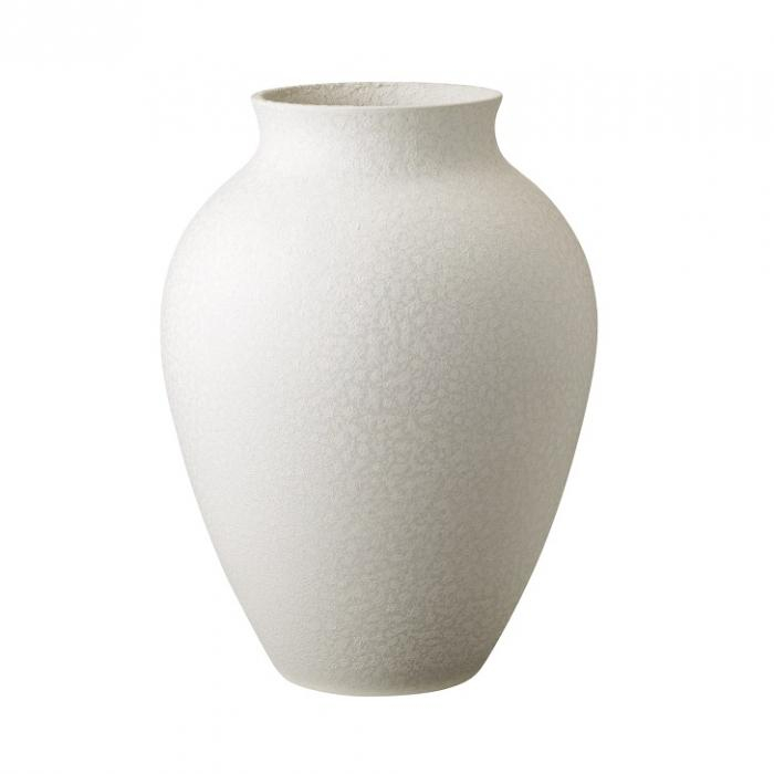 Knabstrup, vase, hvid, 27 cm