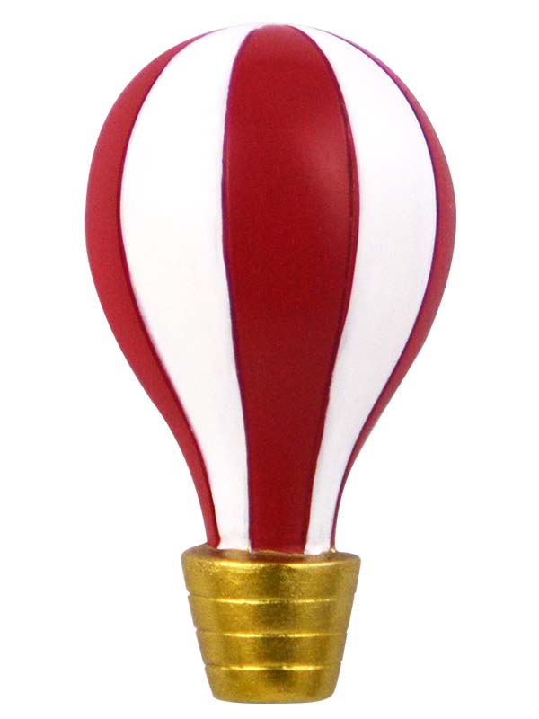 Magnet, luftballon i rød og hvid